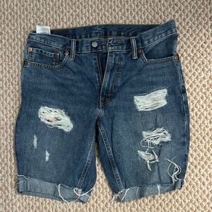 Blue Shorts with Comfortable Fit and Breathable Fabric